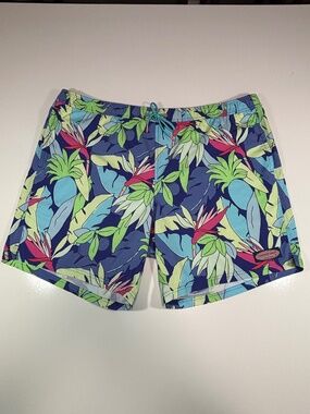 Mens Vineyard Vines Tropical Bathing Suit Trunks Size XT